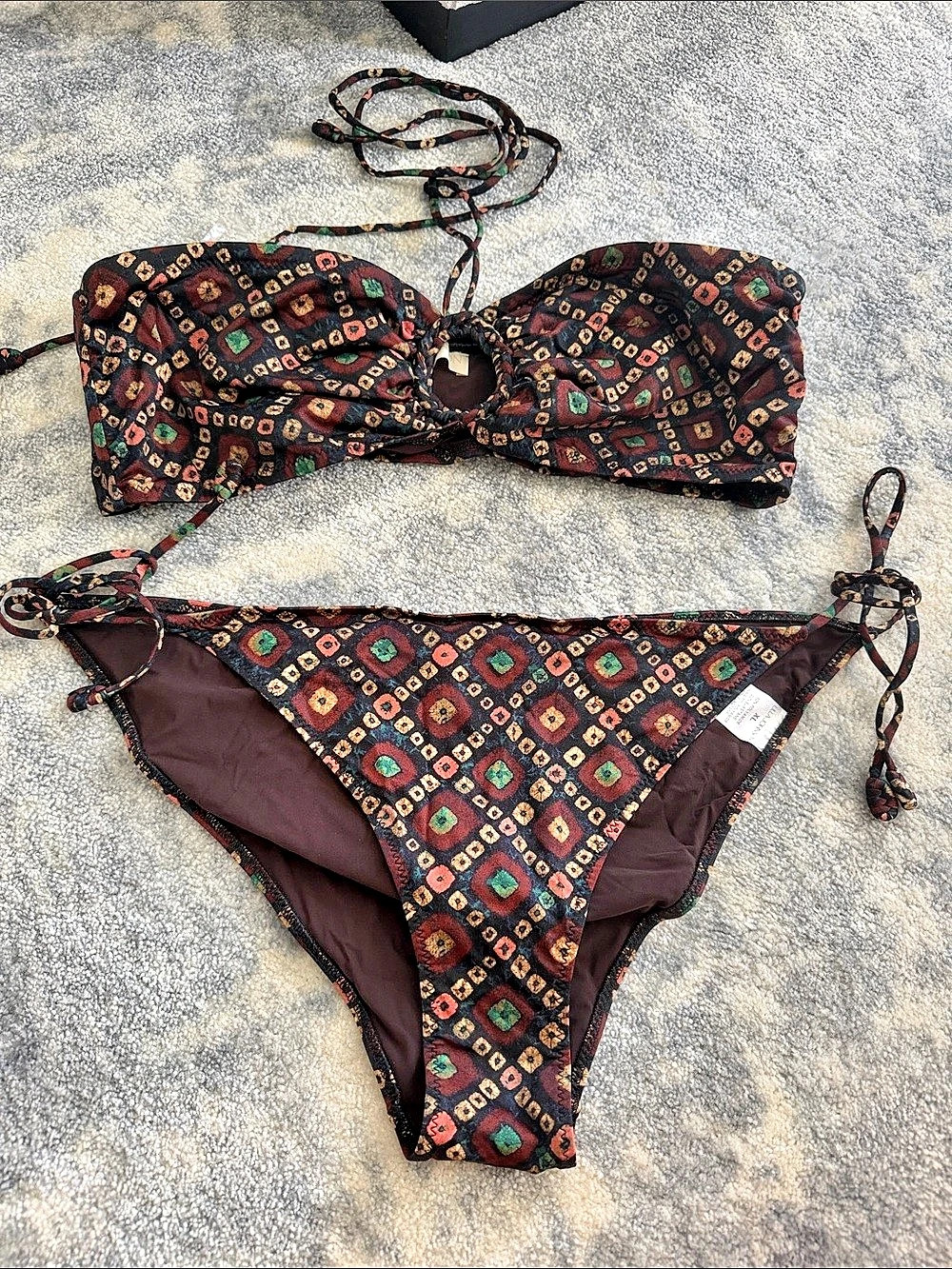 Ulla Johnson Geometric Bikini Set